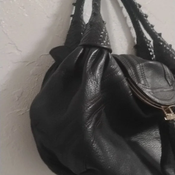 Fendi Vintage Y2K Dk Brown Leather Spy Bag Lk New Perfect! - Picture 5 of 14